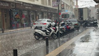 Kiliste sağanak yağış etkili oldu