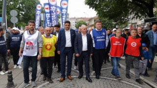 Kırklarelinde 1 Mayıs kutlamaları