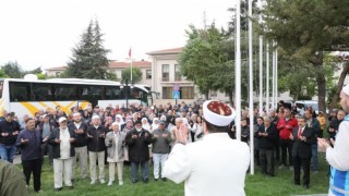 Kırklarelinde Hac yolcuları uğurlandı