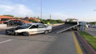 Kırşehirde otomobil istinat duvarına çarptı: 1 ölü