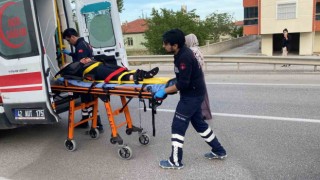 Konyada üç tekerlekli bisiklet otomobille çarpıştı: 1 yaralı