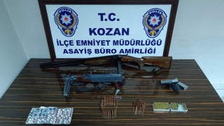 Kozanda kalaşnikof tüfek ele geçirildi