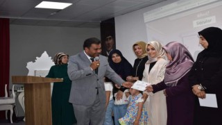 Kuran kursu öğrencilerinin bilgi yarışması heyecanı