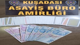Kuşadasında kumar operasyonu