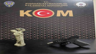 Kuşadasında tarihi eser kaçakçılığı operasyonu