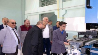 Kütahya OSB yönetimi mesleki eğitimin kalitesini yerinde inceledi