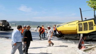 Kütahya OSBde yol yenileme çalışmaları