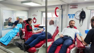 Kütahyada AK Partiden kan bağışı kampanyası