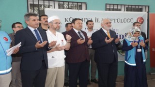 Kütahyada hacı adayları kutsal topraklara uğurlandı