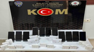 Malatyada 11 adet kaçak cep telefonu ele geçirildi