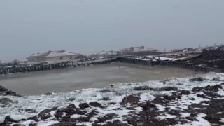 Malatyada yüksek rakımlı bölgelerde kar yağışı etkili oldu