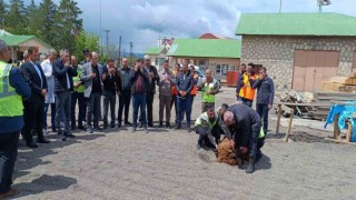 Malazgirtte konaklama ve dinlenme tesisinin temeli törenle atıldı