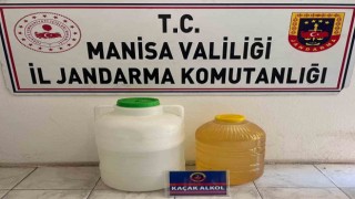 Manisada yol uygulamasında kaçak alkol ele geçirildi