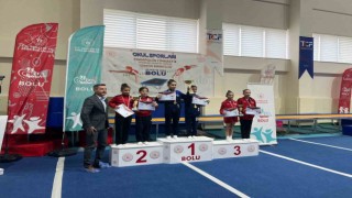 Manisalı cimnastikçiler Türkiye üçüncüsü oldu
