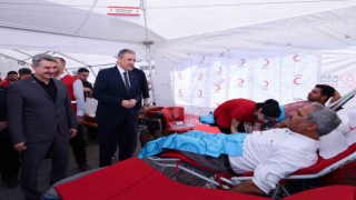 Mardinde düzenlenen geleneksel kan bağışı kampanyasında rekor kırıldı