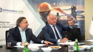 Marmara OSB Yönetim Kurulu Başkanı Menderes Akar basın ile buluştu