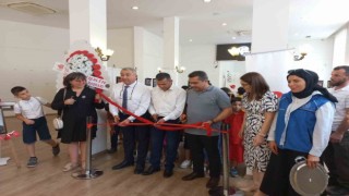 Minik sanatçılardan ‘ıslak keçe sergisi