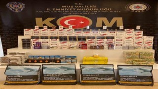 Muşta kaçak sigara ve tütün ele geçirildi