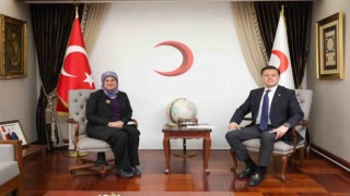 Nebi Hatipoğlu Türk Kızılay Genel Başkanını ziyaret etti