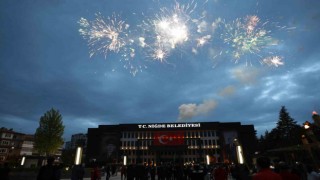 Niğdede fener alayı düzenlendi