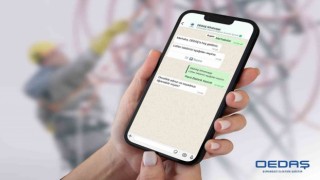 OEDAŞ, tüketicileriyle WhatsApp üzerinden yazışıyor