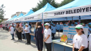 Ortaokul öğrencilerinin hazırladığı eserlerden oluşan bilim fuarı açıldı