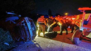 Osmaniyede 3 araçlı zincirleme kaza: 1 ölü, 2 yaralı