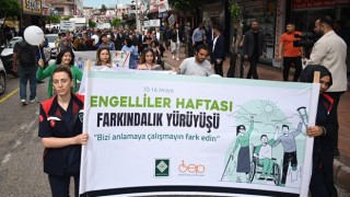 Osmaniye'de Engelliler Haftası Farkındalık Yürüyüşü Düzenlendi