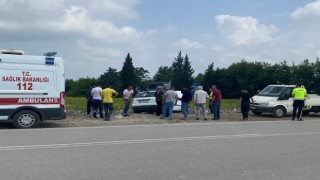 Osmaniyede kontrolden çıkan otomobil takla attı: 3 yaralı