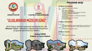 Osmaniye’de Uluslararası Müzeler Günü Kutlanacak