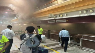 Pakistanda havalimanında yangın paniği