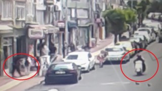 Polis, motosiklet hırsızını vatandaşın motosikletiyle kovaladı