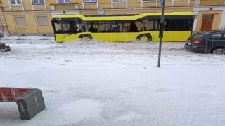 Polonyada sağanak yağış ve dolu hayatı felç etti