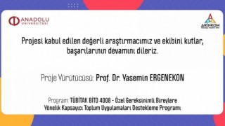 Prof. Dr. Ergenekonun yürütücü olduğu proje TÜBİTAK tarafından desteklenmeye hak kazandı