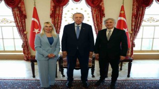Prof. Özkan çifti Cumhurbaşkanı Erdoğanla görüştü