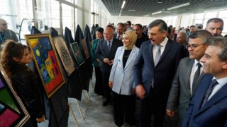 Psikiyatri hastalarından el sanatı sergisi