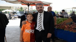 Pursaklar Belediye Başkanı Çetinden pazar ziyareti