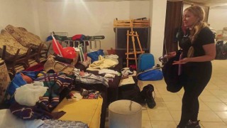 Rus ev sahibi, kiracısını çıkaramayınca aynı binanın deposunda yaşamaya başladı