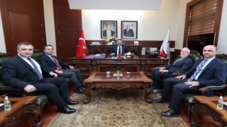 Sağlık heyetinden Vali Aksoya ziyaret