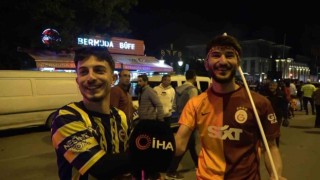 Şampiyonluk kutlamalarında taraftarlardan dostluk mesajı