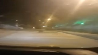 Şehir merkezine kadar inen ayı kamerada