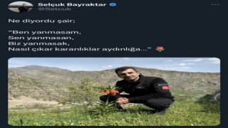 Selçuk Bayraktar terör destekçilerine şiirle cevap verdi