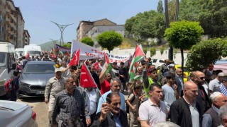 Şemdinlide İsrailin soykırımı kınandı