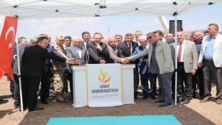 Siirt Üniversitesinde morfoloji binasının temeli atıldı