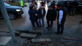 Şırnak Valisi Atay sel bölgesinde incelemelerde bulundu