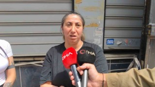 Sultangazide tekstil atölyesine el bombası attılar: O anlar kamerada