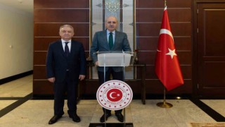 TBMM Başkanı Kurtulmuş, Türkiyenin Astana Büyükelçiliğini ziyaret etti
