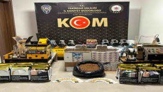 Tekirdağda kaçak sigara operasyonu