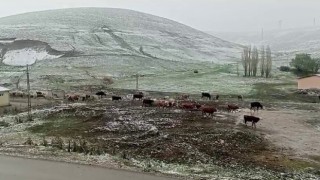 Tekmanda kar sürprizi