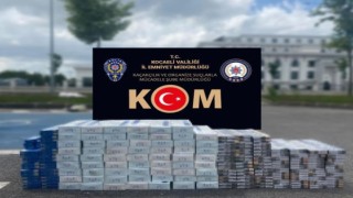TEM Otoyolunda bir araçta bin 430 paket gümrük kaçağı sigara ele geçirildi
